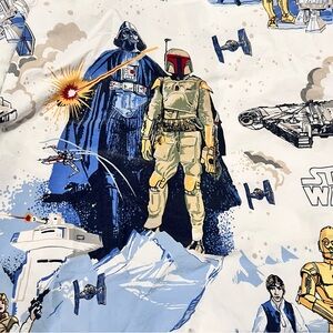 Set 2 Top Sheets Pottery Barn Kids Star Wars Organic Cotton Twin Bedding